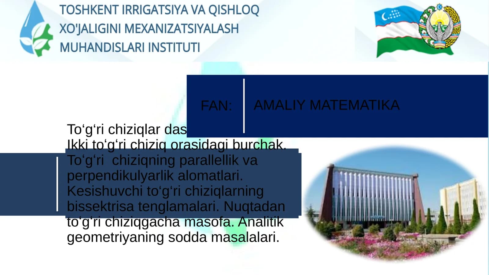 To‘g‘ri chiziqlar dastasi tenglamasi