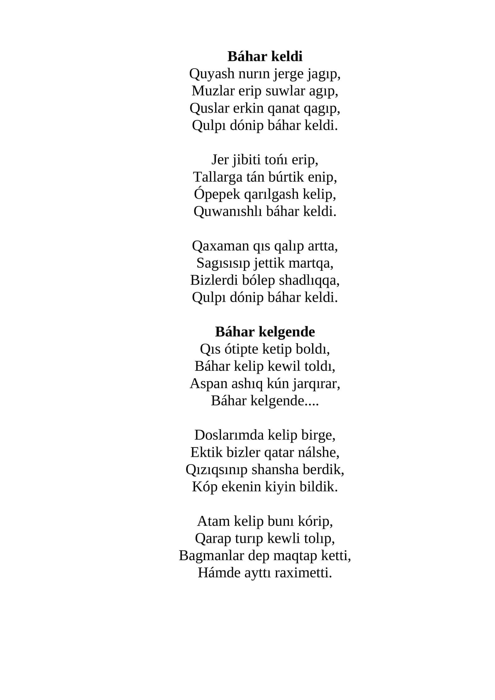 Báhar keldi