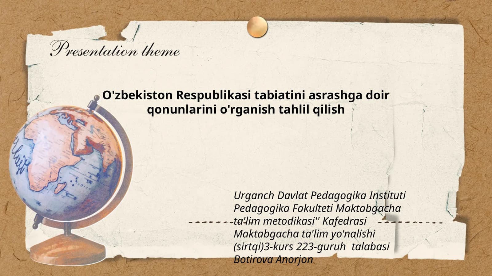 Maktabgacha ta'lim metodikasi