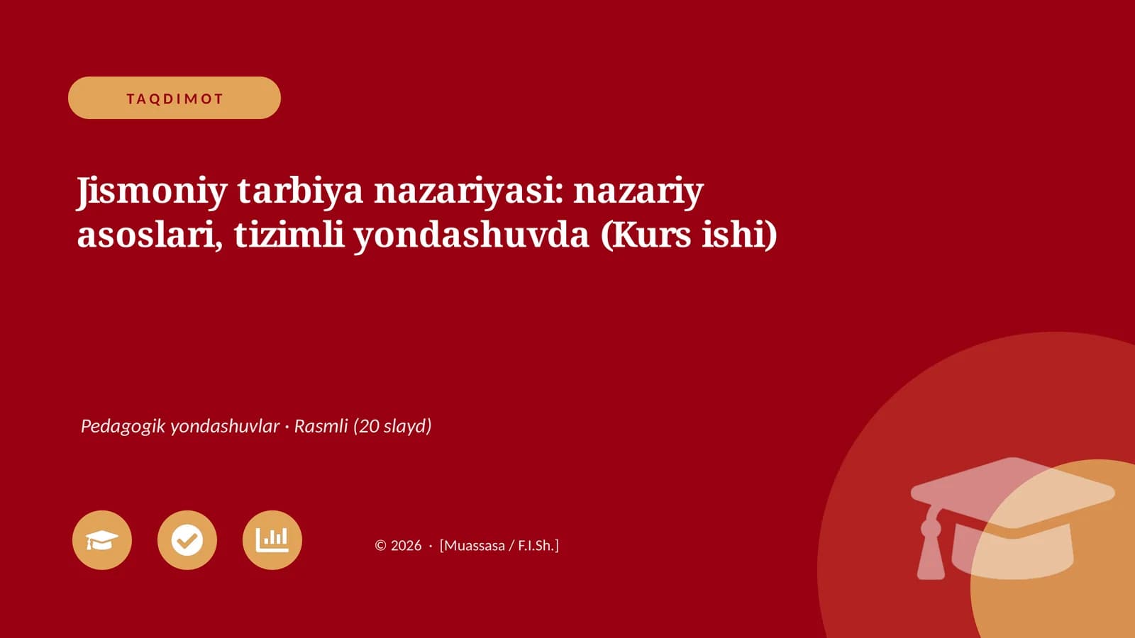 Jismoniy tarbiya nazariyasi: nazariy asoslari, tizimli yondashuvda (Kurs ishi)