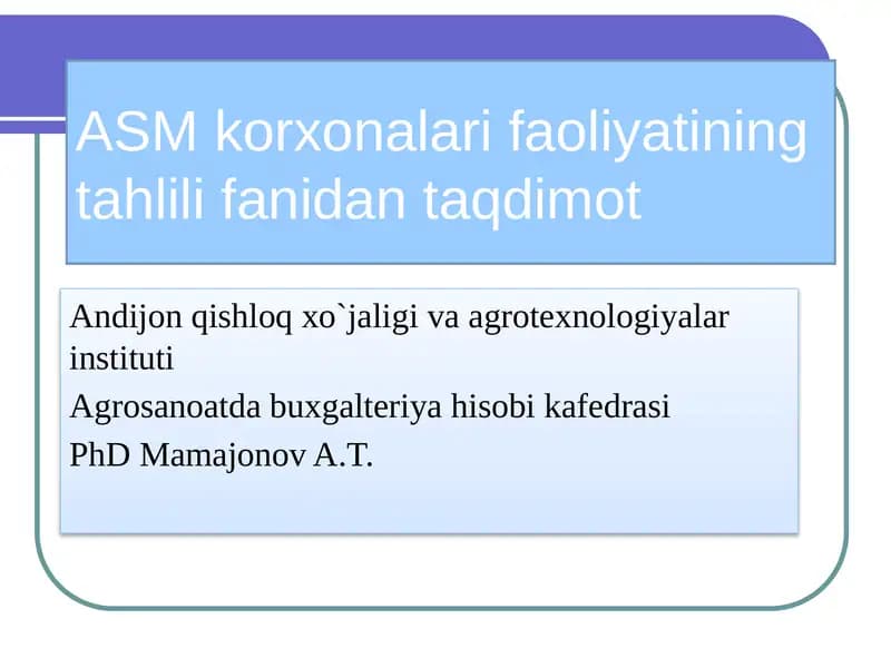 Adabiyotlar