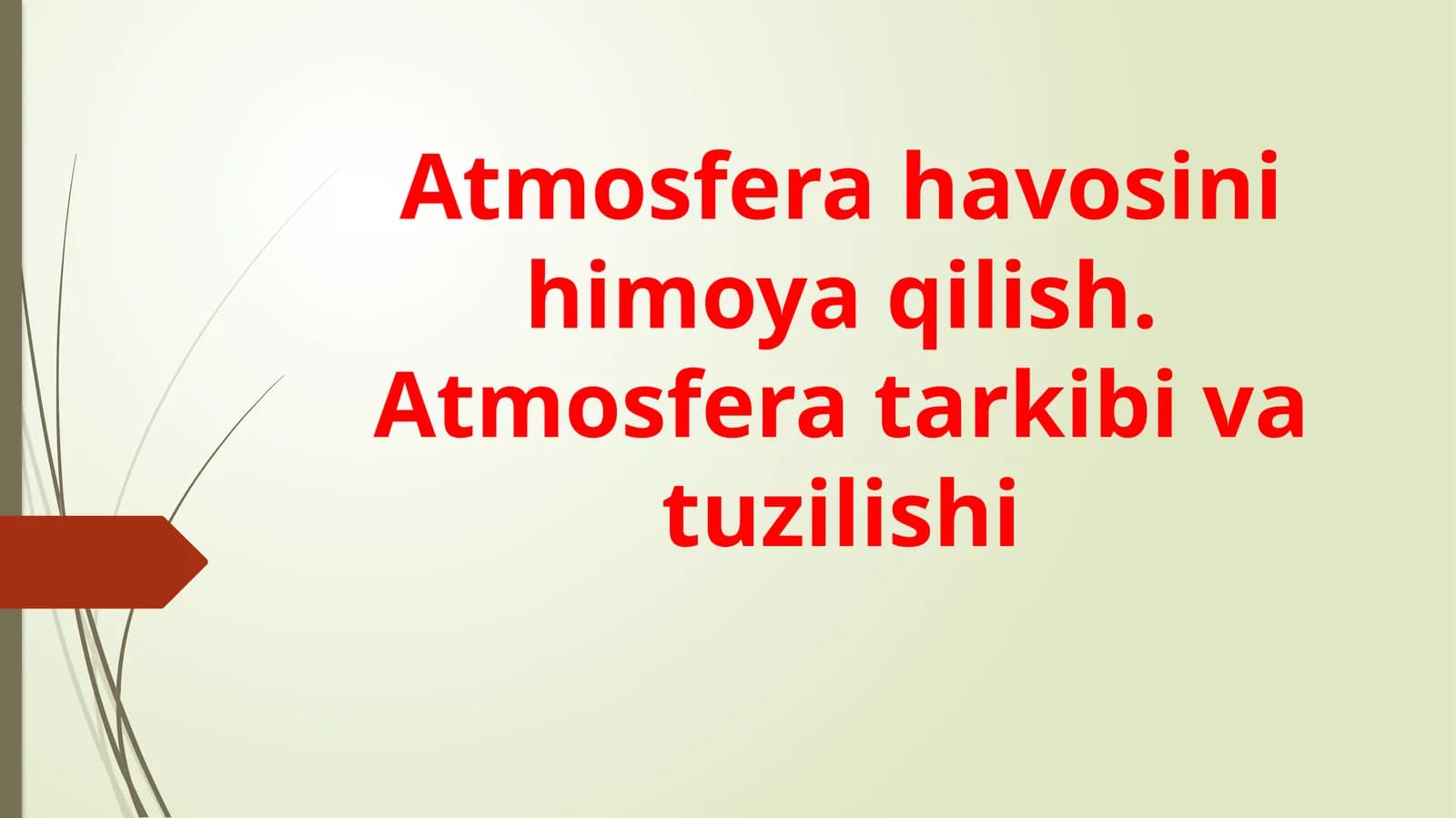 Atmosfera havosini himoya qilish