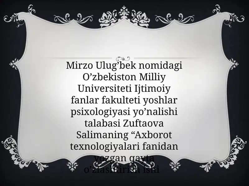 Arxivlash va arxivlovchidasturlar