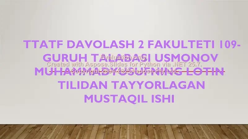 Abu Ali Ibn Sino hayoti va ijodi