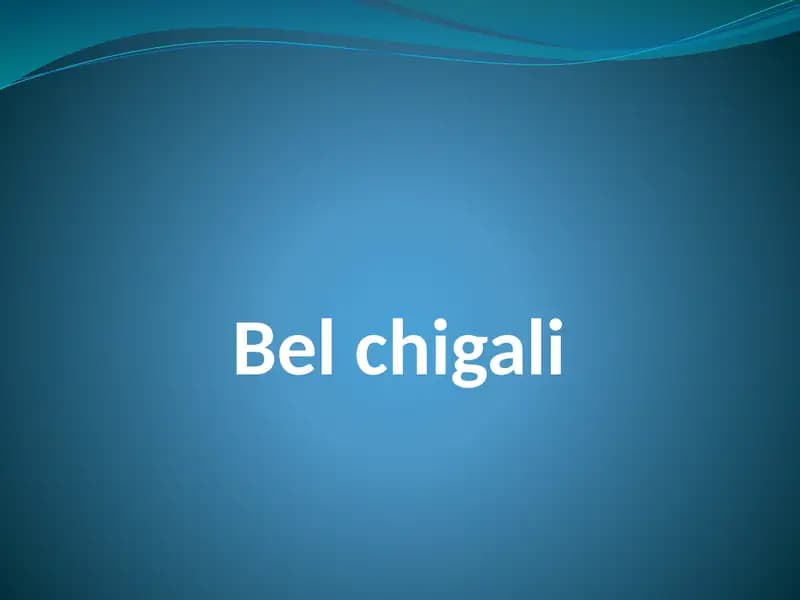 Bel chigali