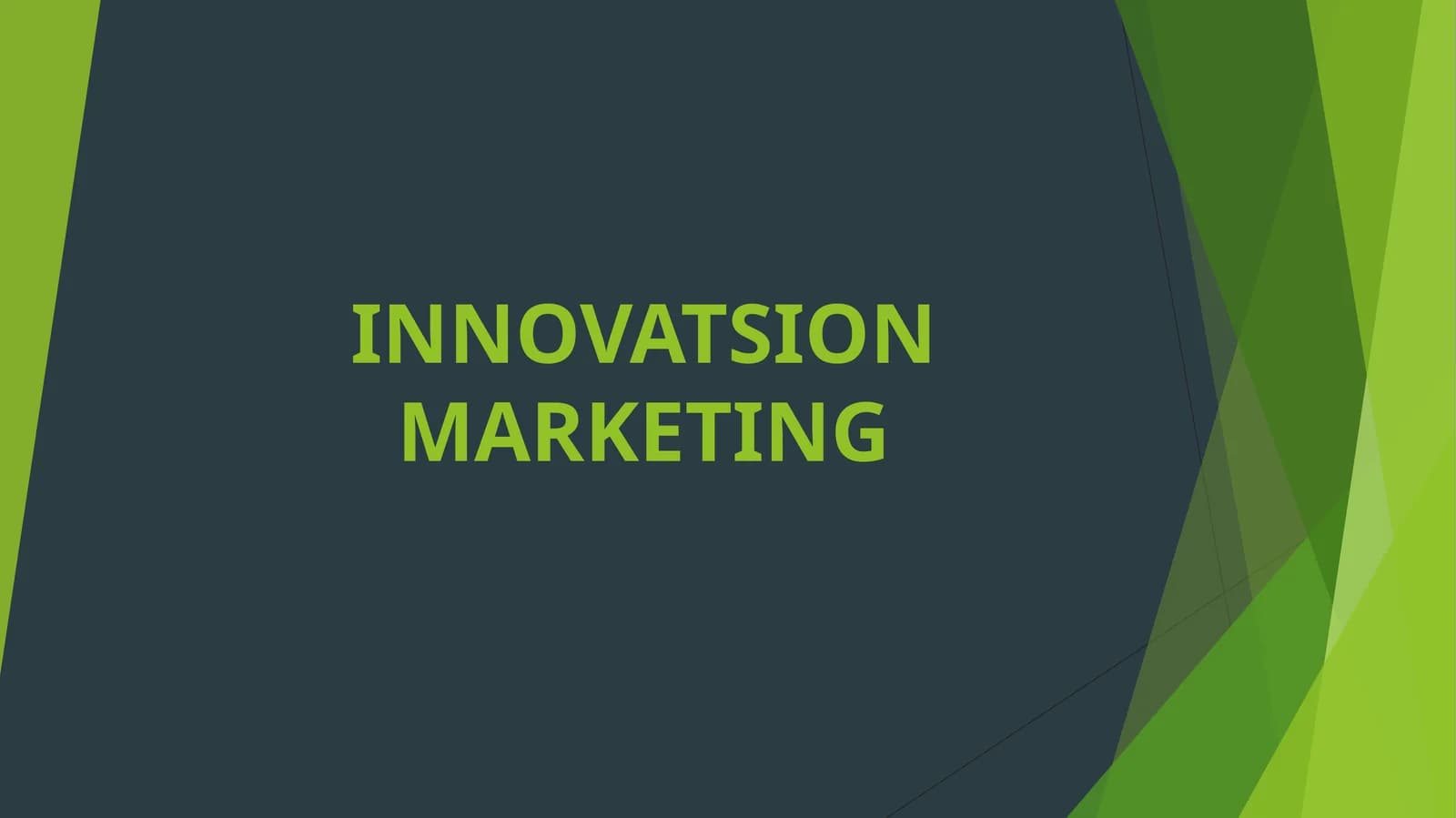 Innovatsion marketing