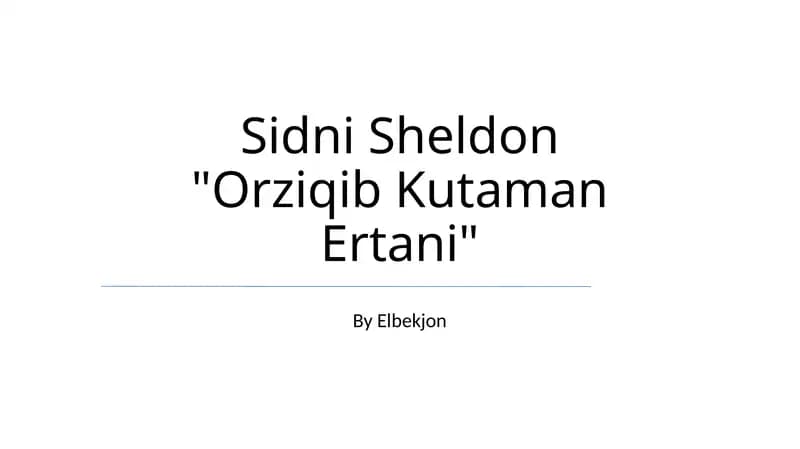 Orziqib Kutaman Ertani