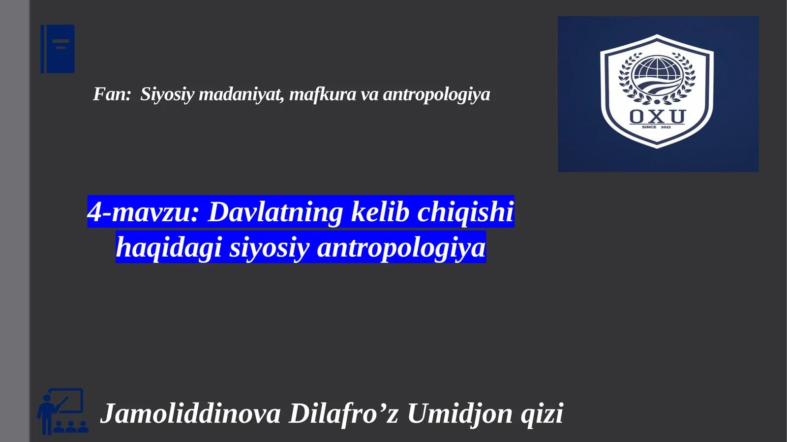 Davlatning kelib chiqishi haqidagi siyosiy antropologiya