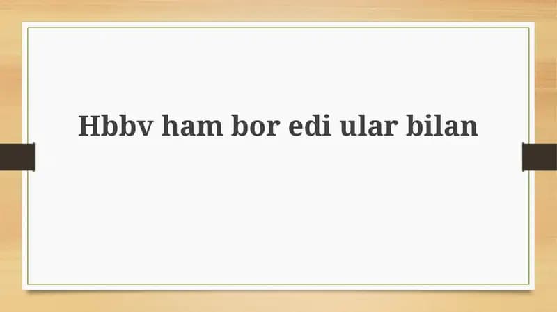HBBV ta'rifi