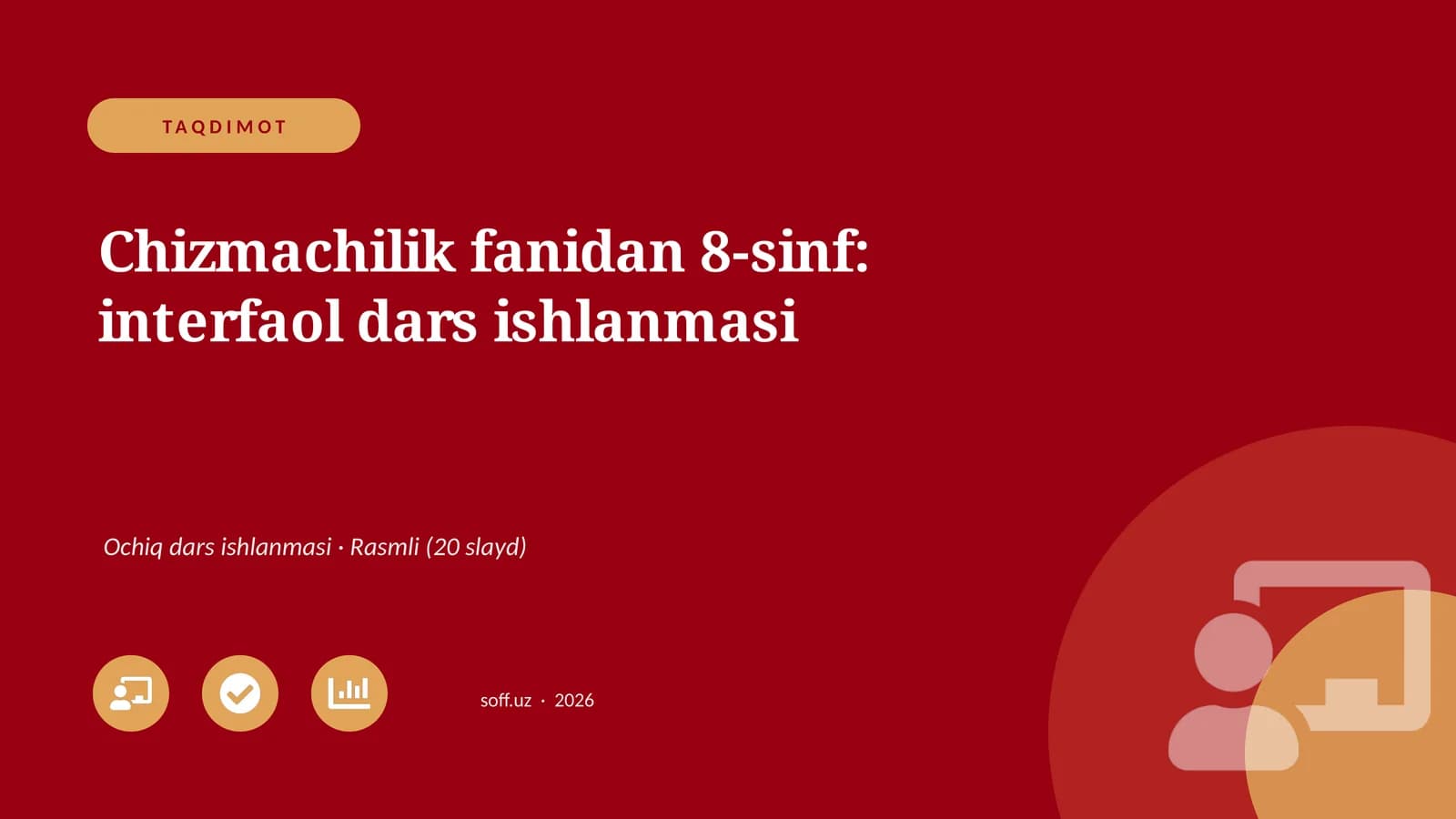 8-sinf: interfaol dars ishlanmasi