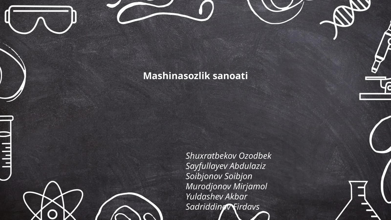 Mashinasozlik sanoati