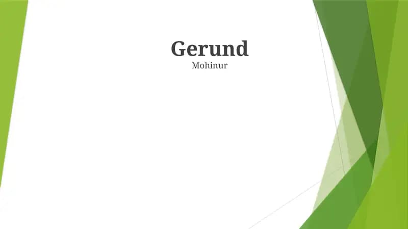 Gerund