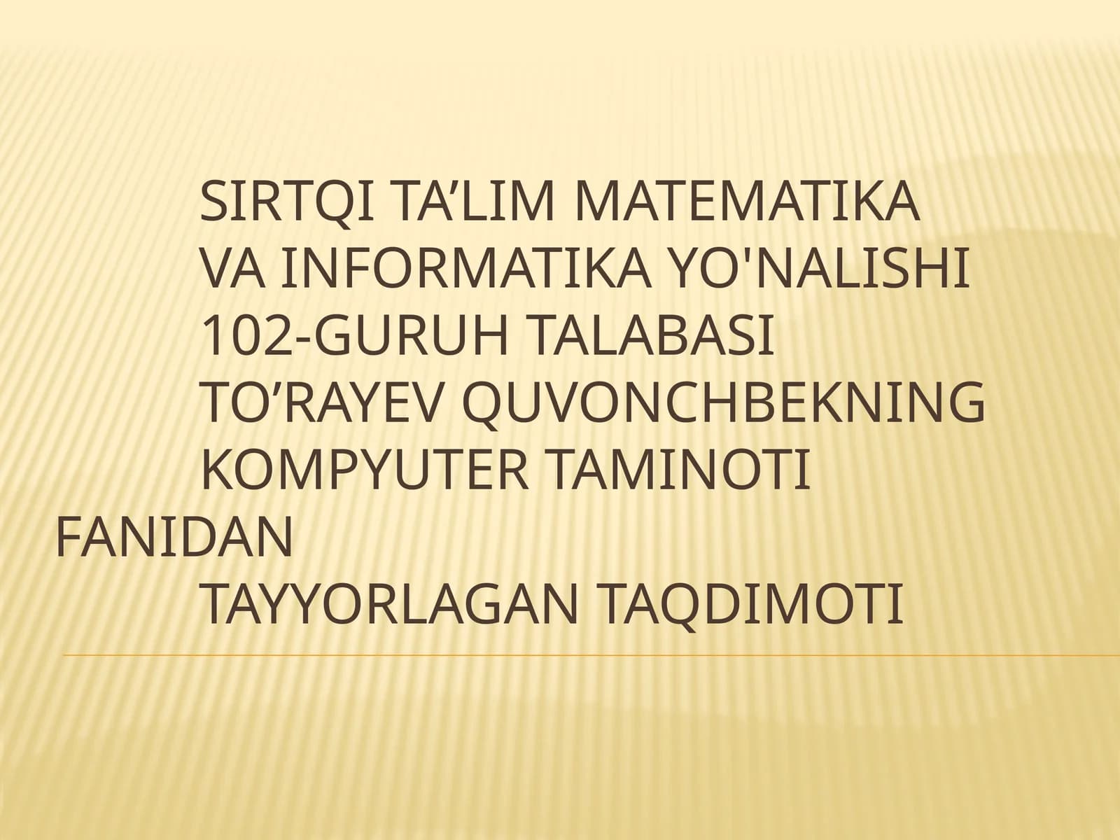 ARXIVLASHTIRISH DASTURI BILAN ISHLASH