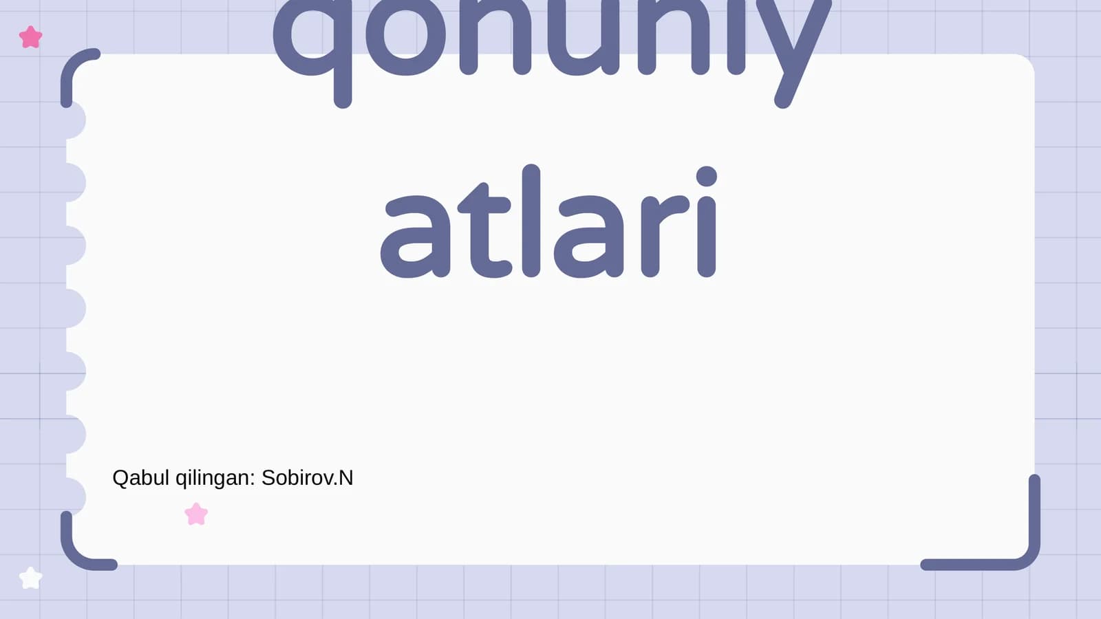 Islom moliyasini mohiyati va asosiy qonuniyatlari