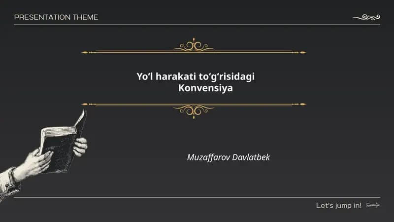 Yoʻl harakati toʻgʻrisidagi Konvensiya