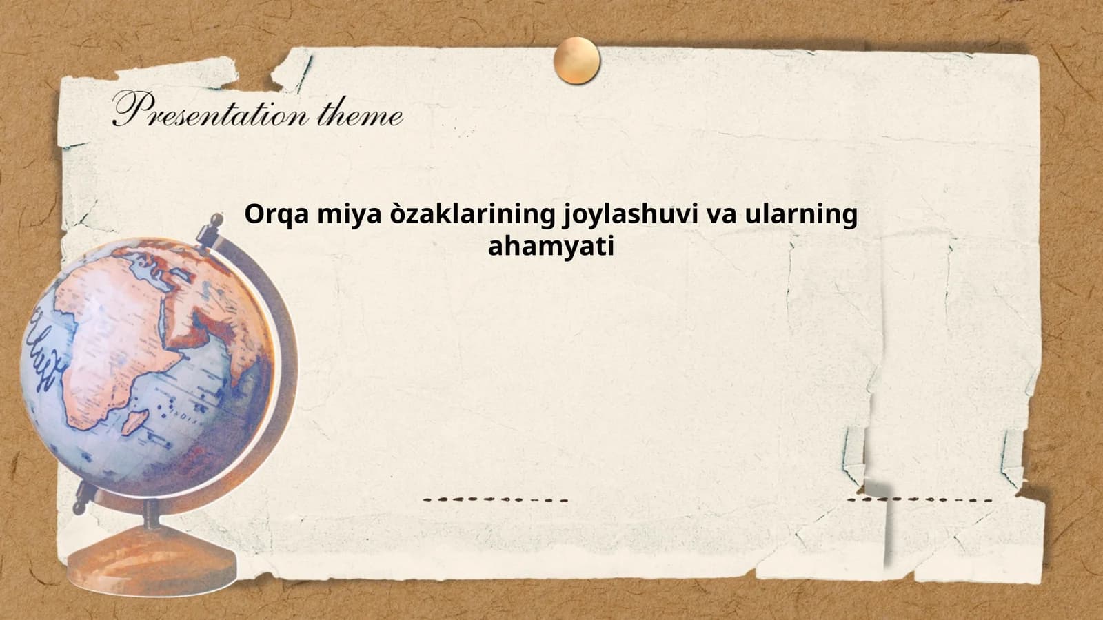 Orqa miya òzaklarining joylashuvi va ularning ahamyati