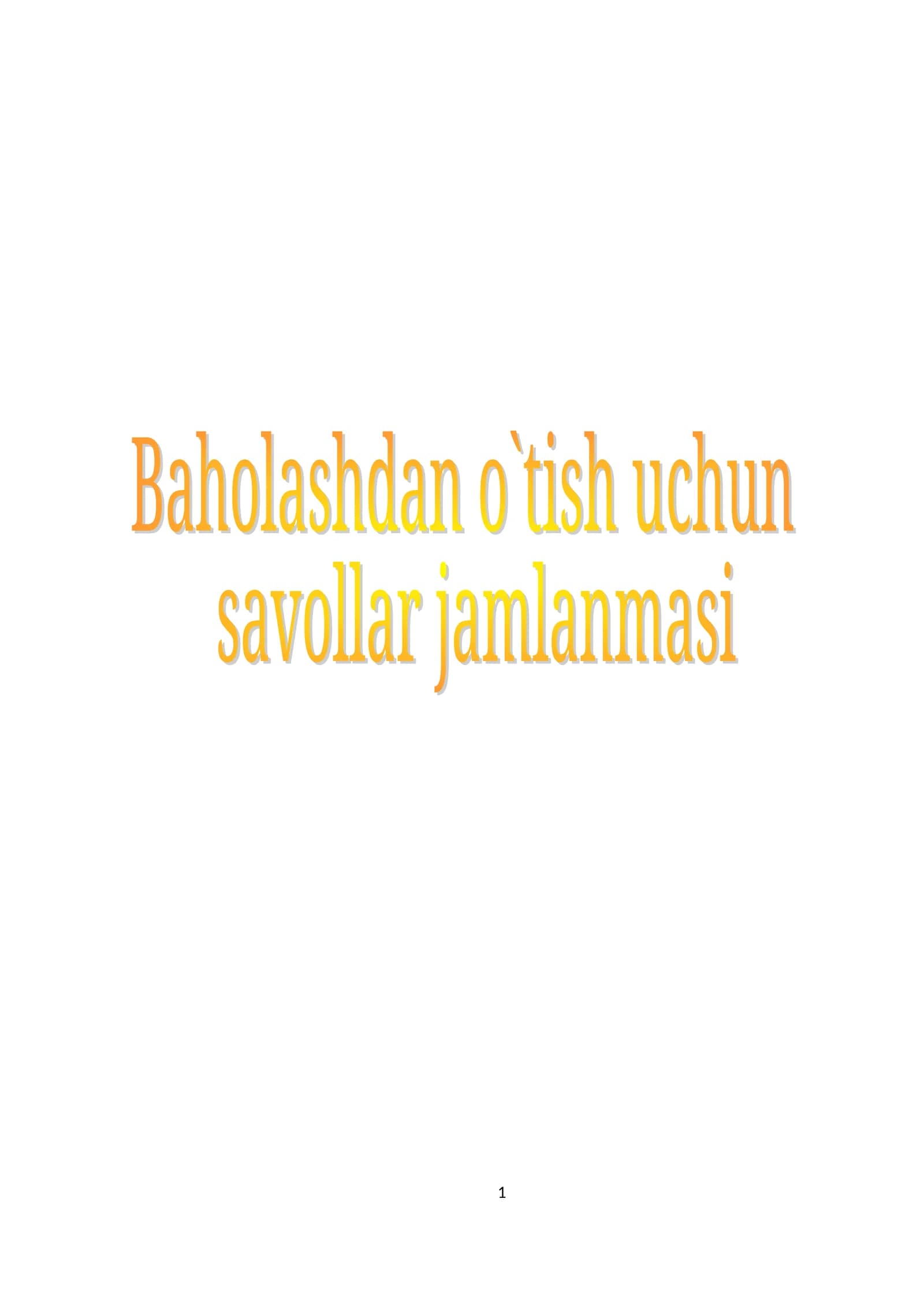 Maktabgacha va maktab ta’limi tizimi xodimlarini qayta tayyorlash