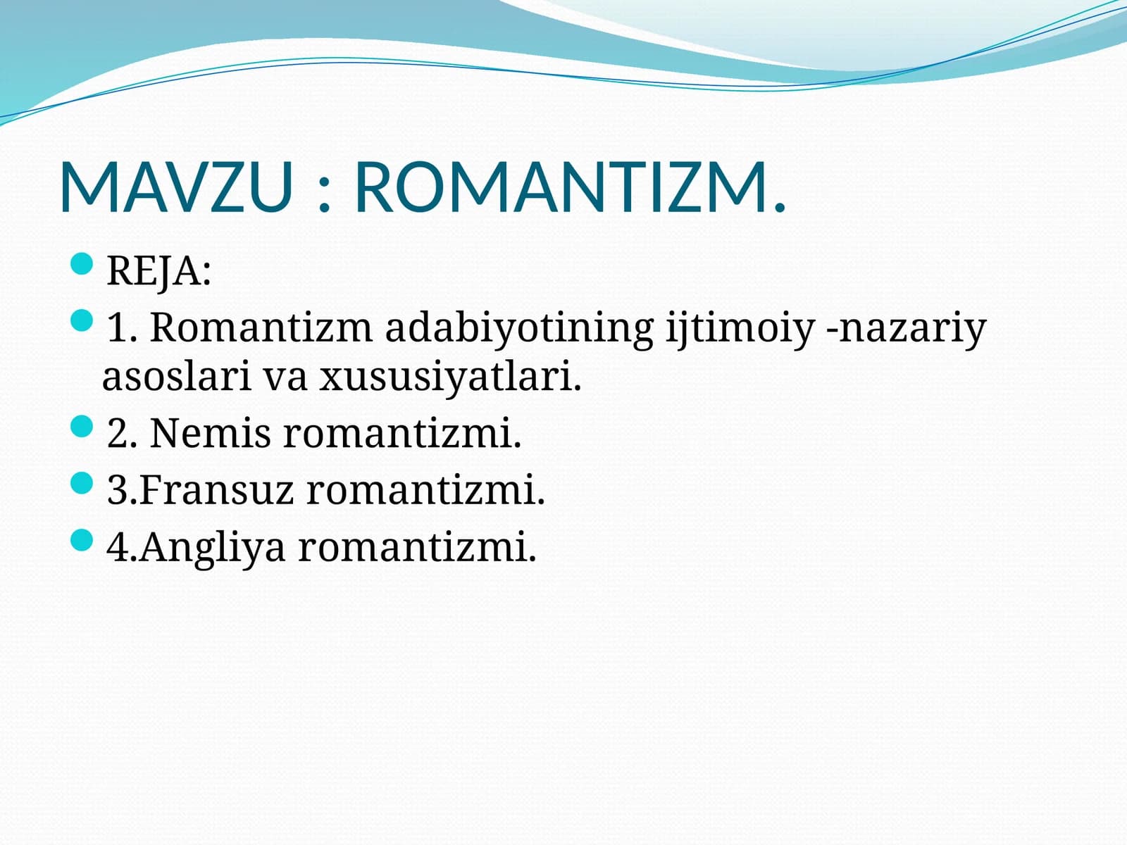 ROMANTIZM