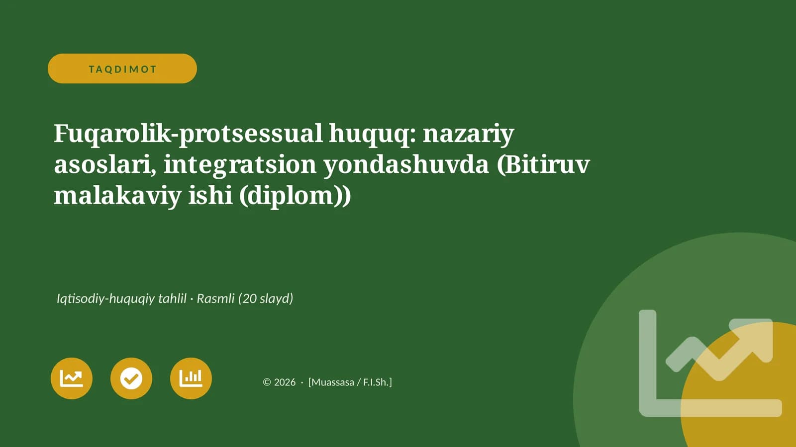 Fuqarolik-protsessual huquq: nazariy asoslari, integratsion yondashuvda