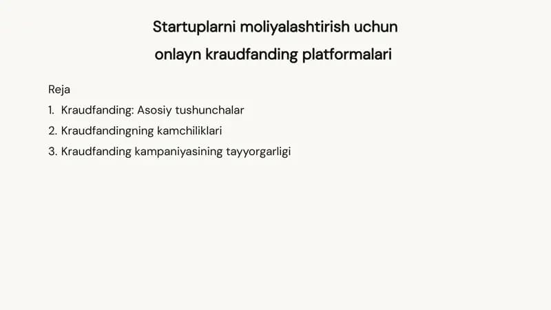 Kraudfanding Platformalari