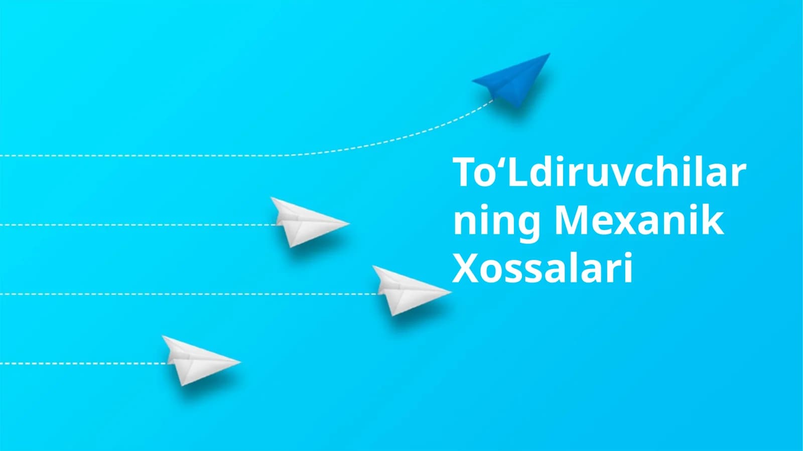 ToʻLdiruvchilarning Mexanik Xossalari