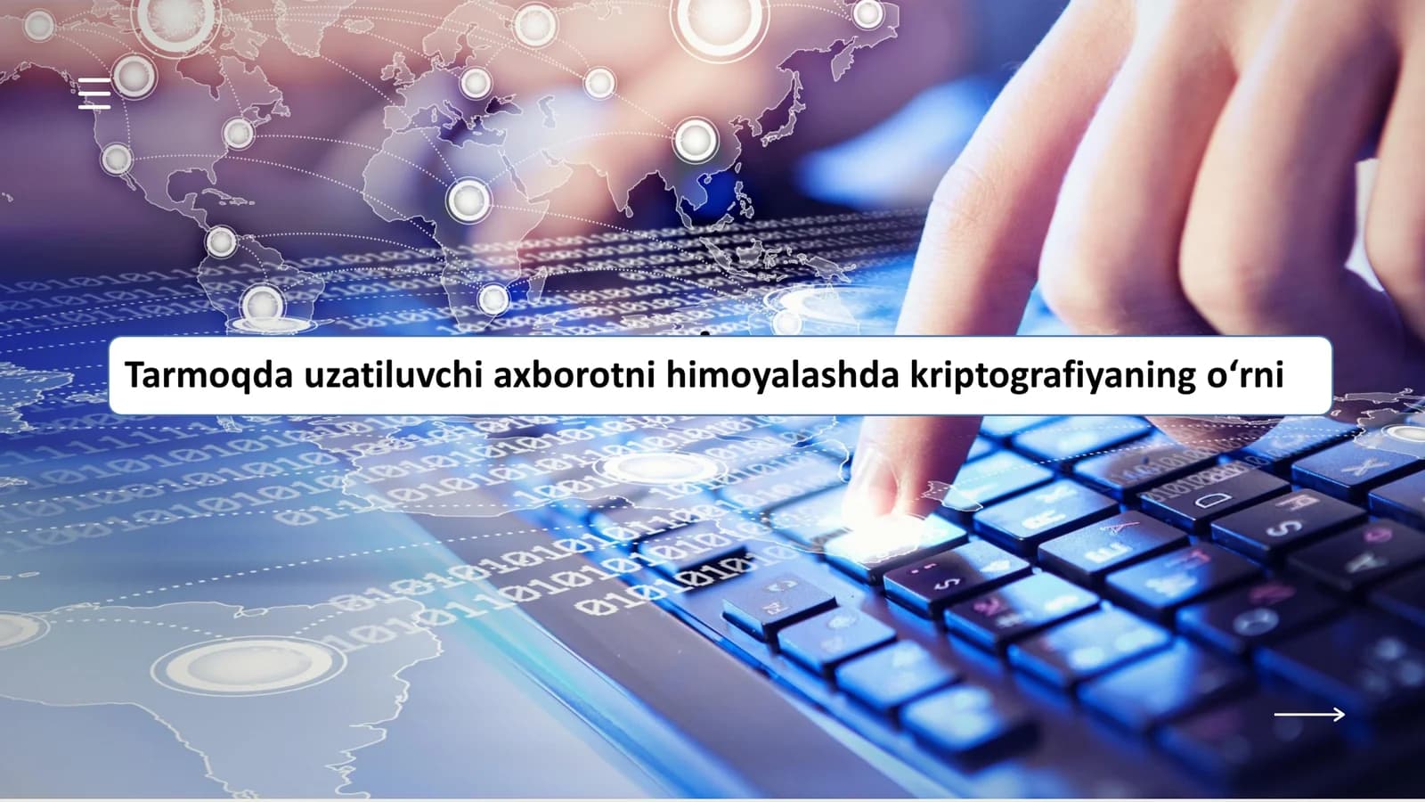 Axborotni himoyalashning kriptografik usullari