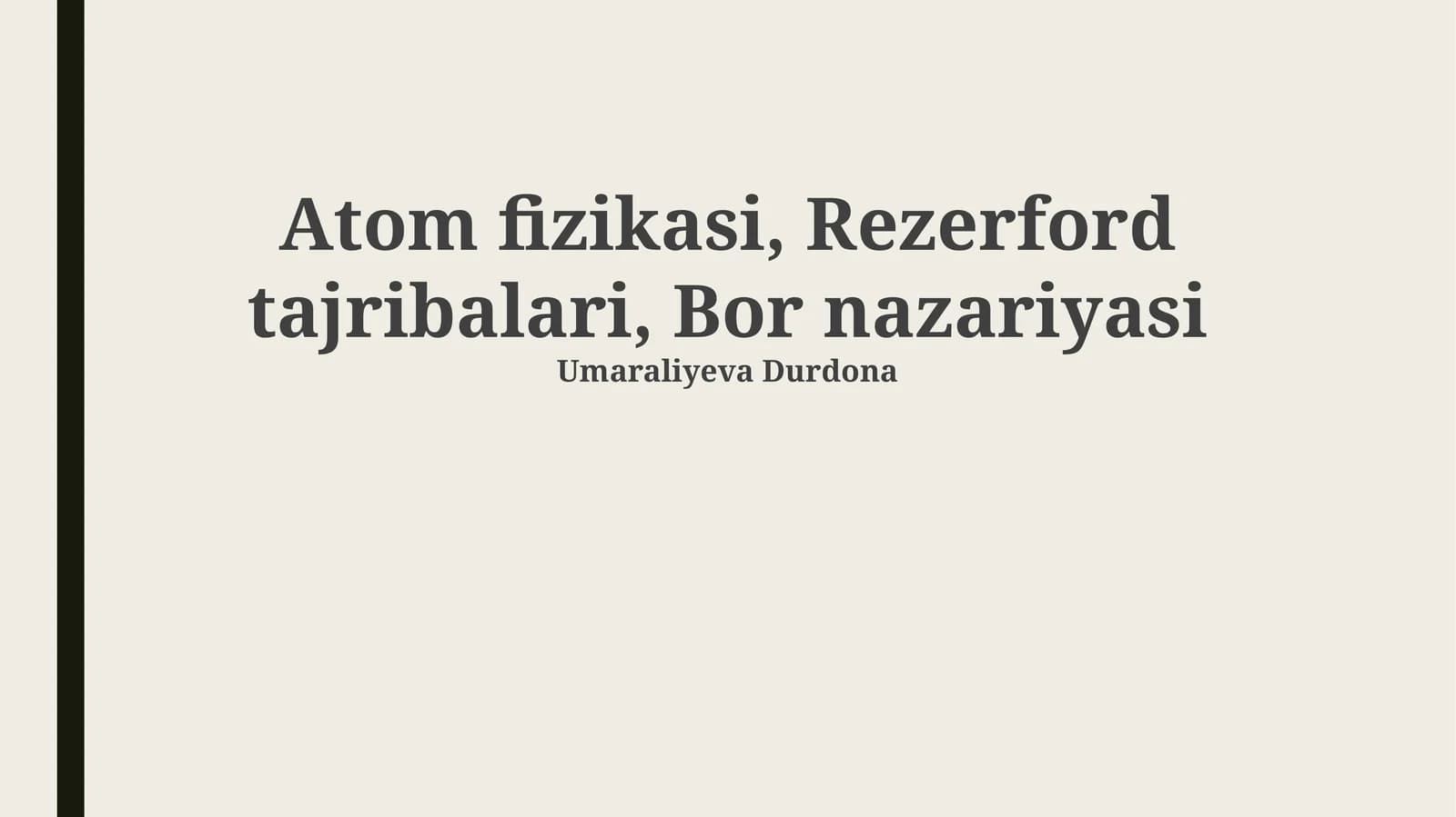 Atom fizikasi, Rezerford tajribalari, Bor nazariyasi