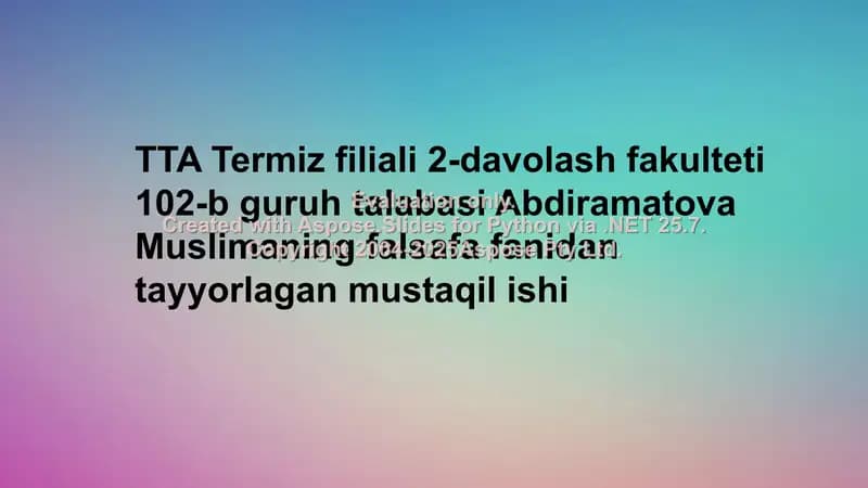 Islom mazhabchiligi