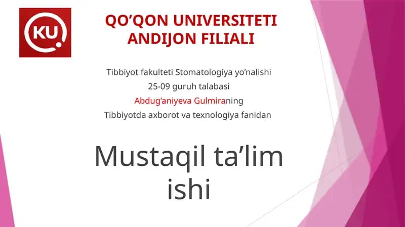 Tibbiy hisobotlar standartlari