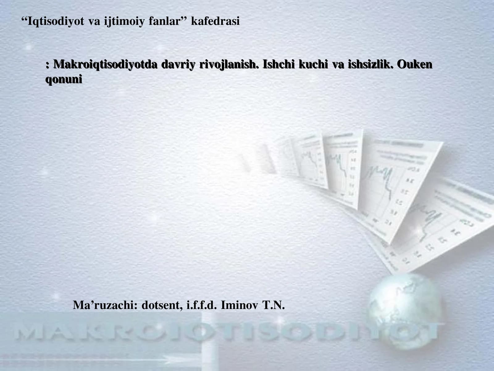 Makroiqtisodiyotda davriy rivojlanish