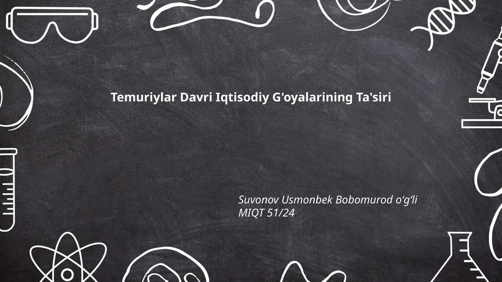 Temuriylar Davri Iqtisodiy G'oyalarining Ta'siri