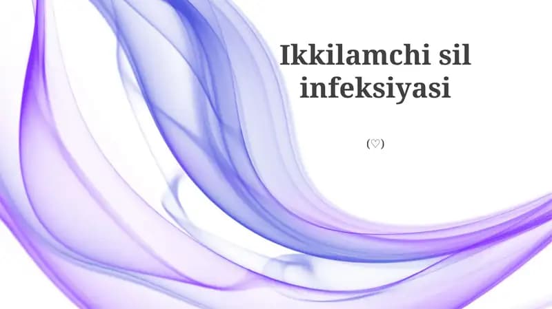 Ikkilamchi sil infeksiyasi