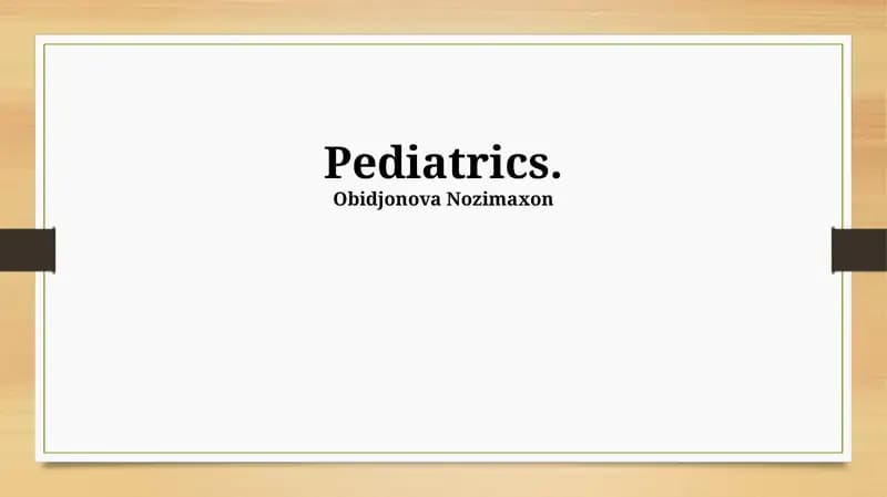 Common Childhood Illnesses and Treatments