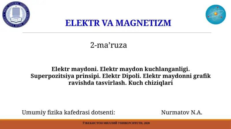 Elektr VA MAGNETIZM