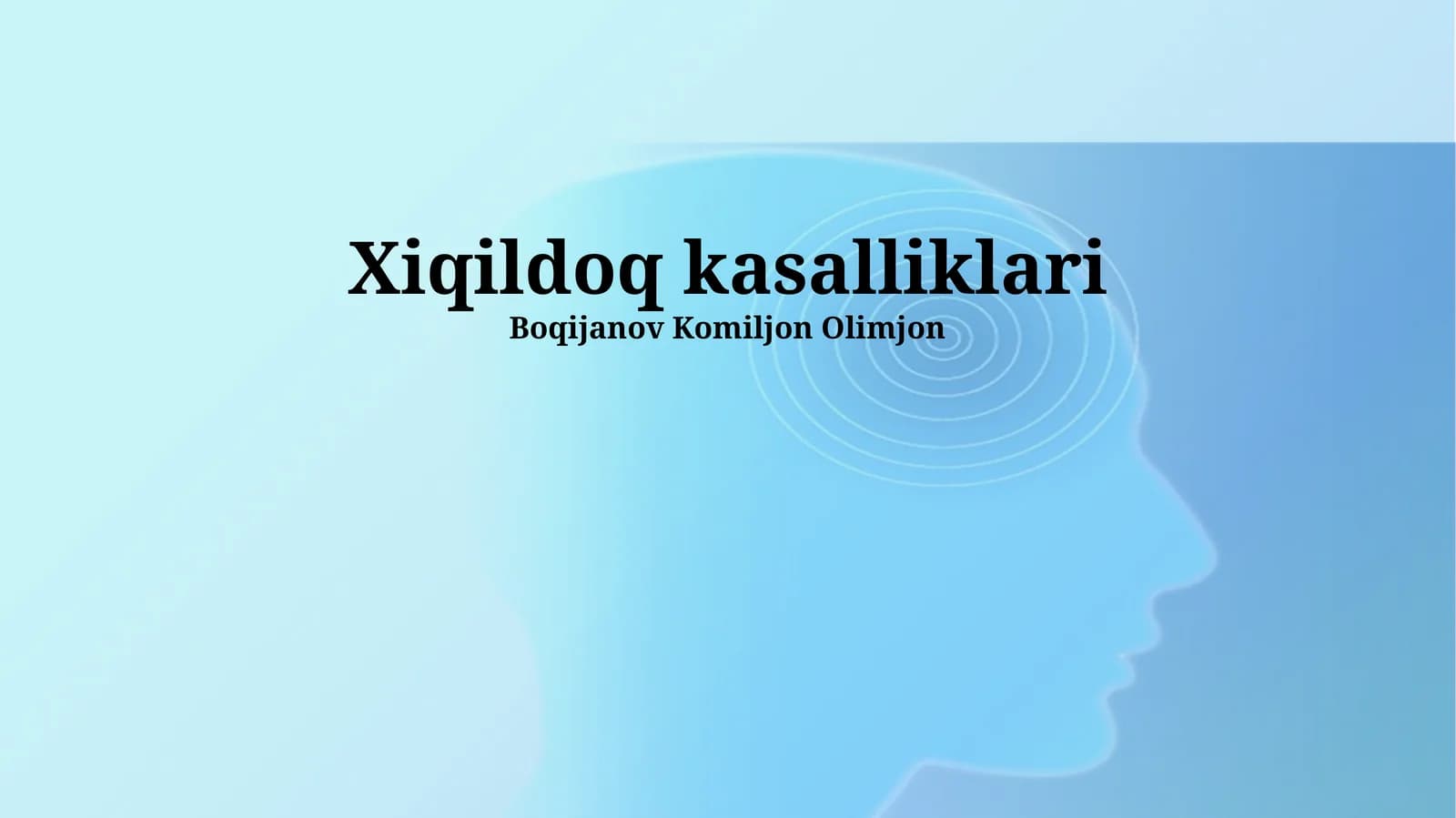 Xiqildoq kasalliklari