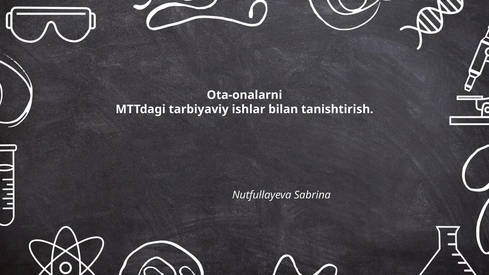 Ota-onalarni MTTdagi Tarbiyaviy Ishlar