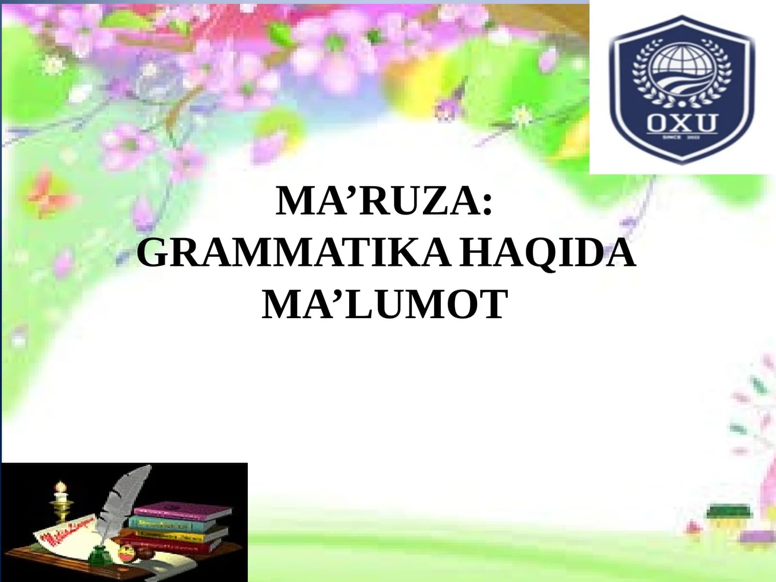 Grammatika va morfologiya