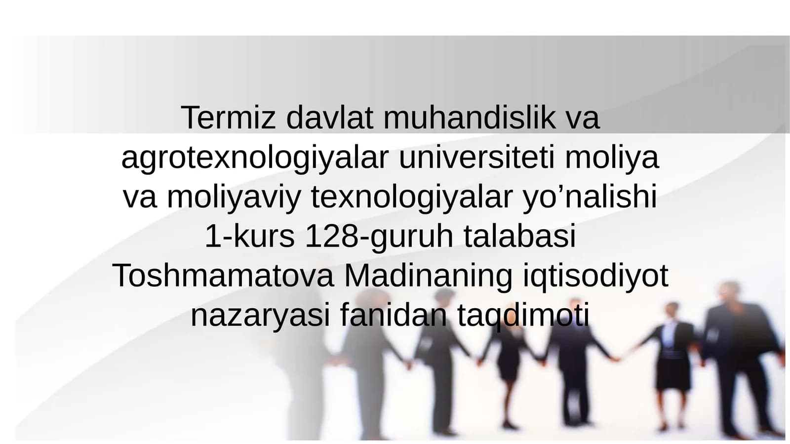 Banklar va ularning bozor iqtisodiyotidagi roli. Pul muomalasi, kredit va banklar