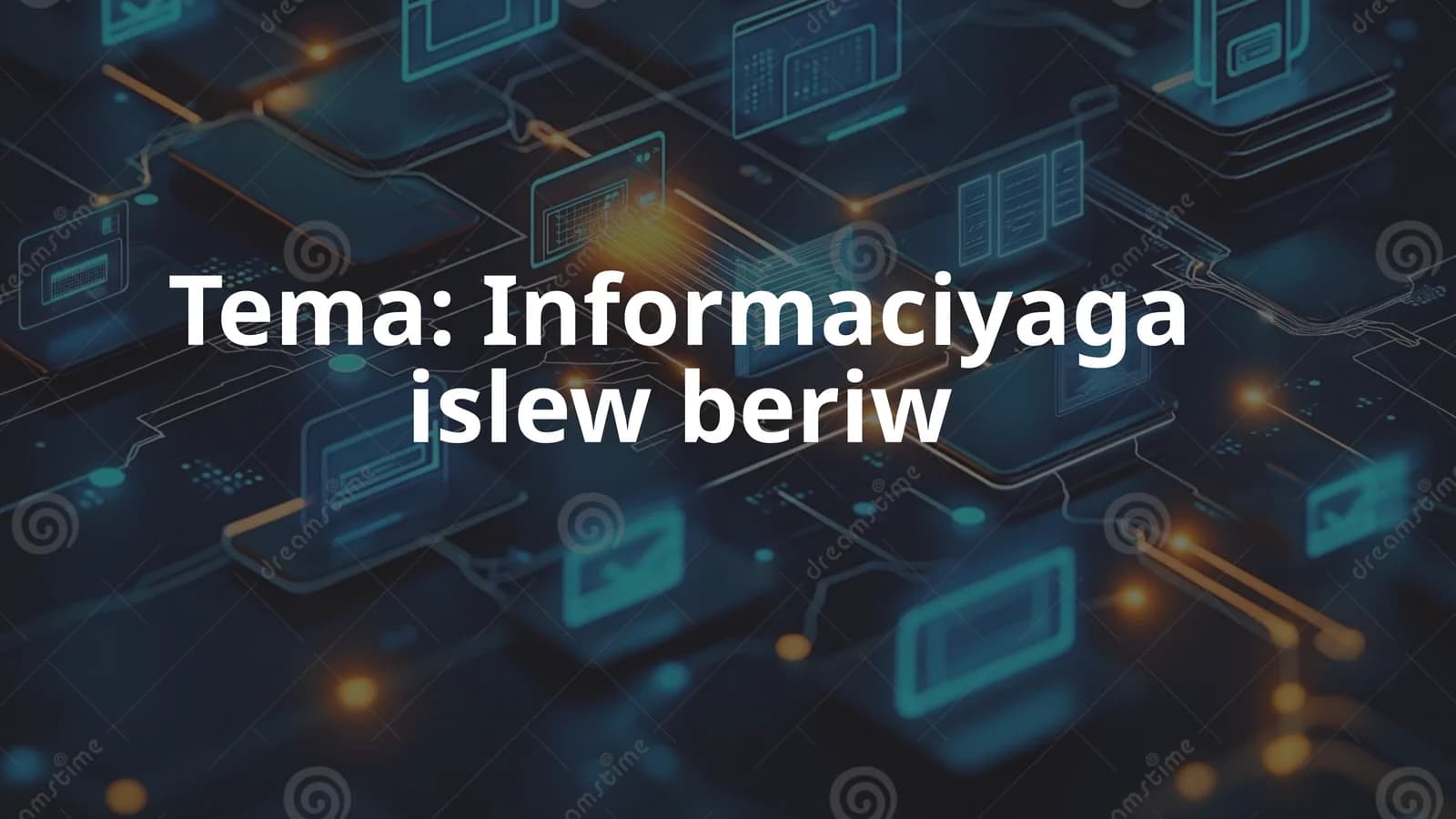 Informaciyaga islew beriw