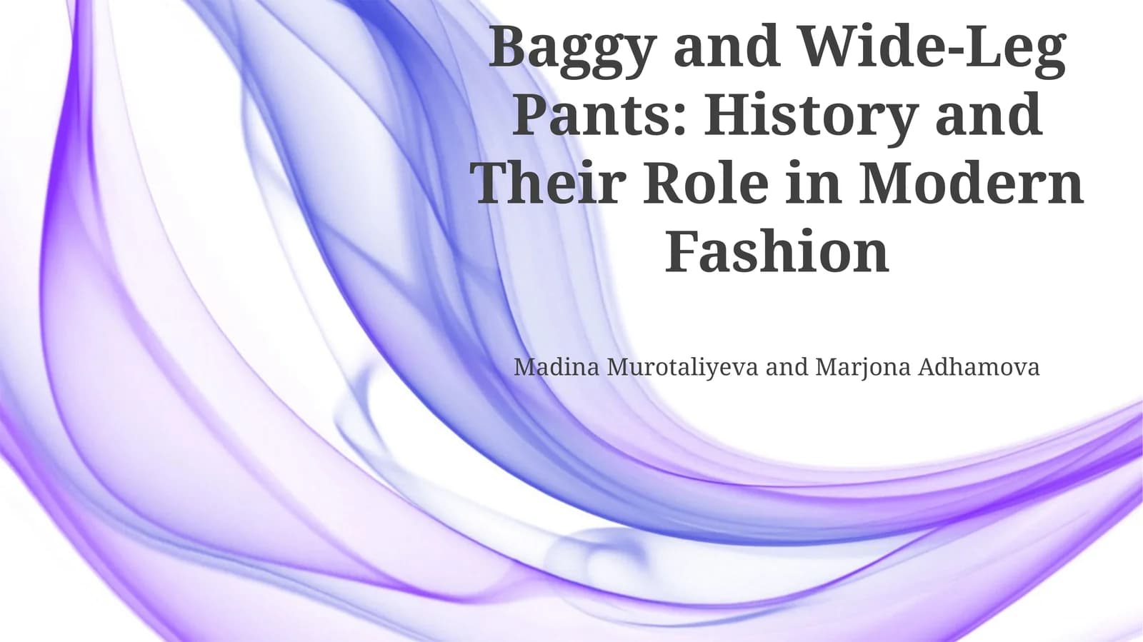 Baggy and Wide-Leg Pants: History and Their Role in Modern Fashion