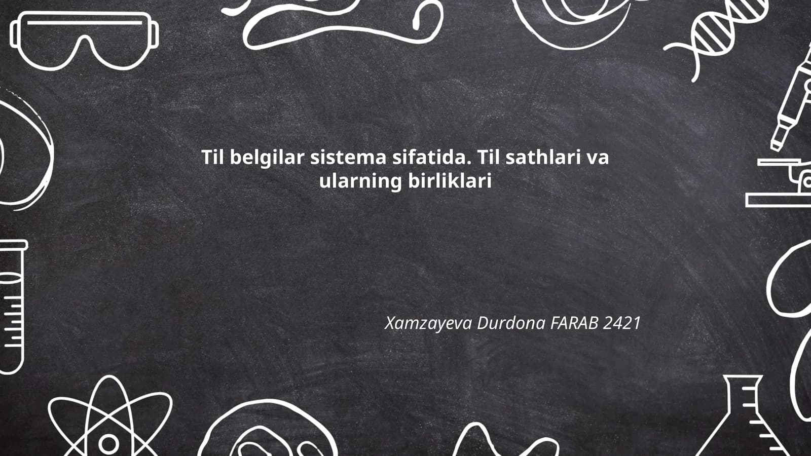 Semiotik tizimlar va til belgilarining xususiyatlari