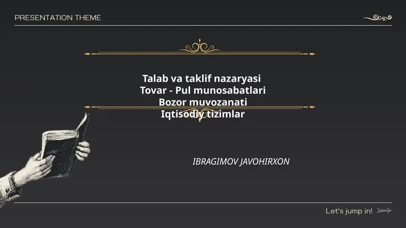 Talab va taklif nazaryasi