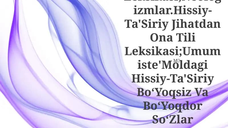 Ona Tilining Nofaol Leksikasi,Neologizmlar