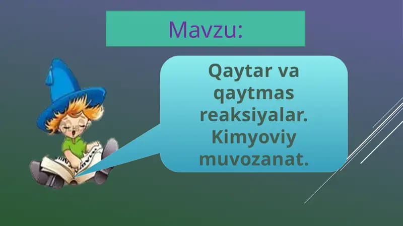 Qaytmas reaksiyalar