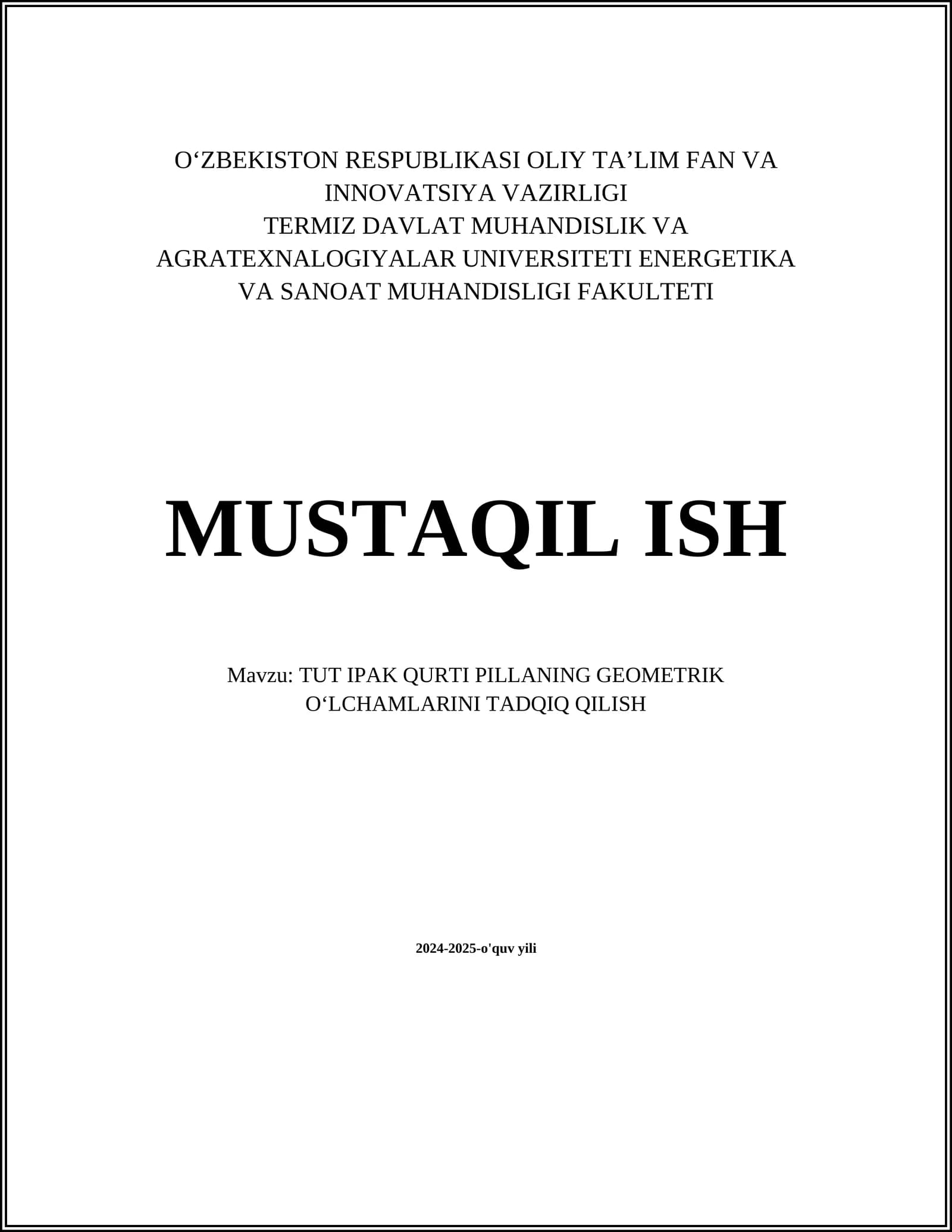 IPak qurti (Bombyx mori)