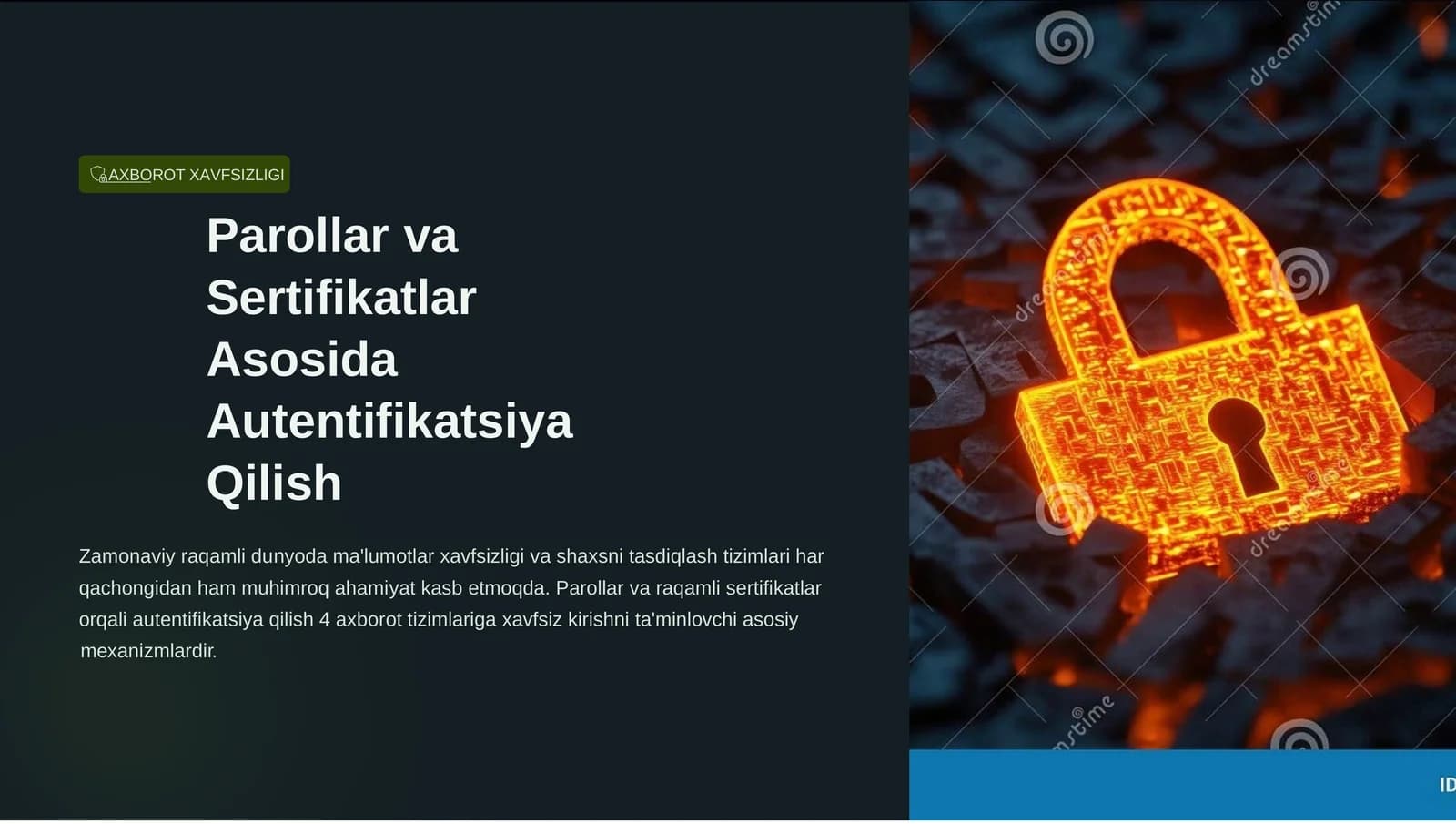 AXBOROT XAVFSIZLIGI