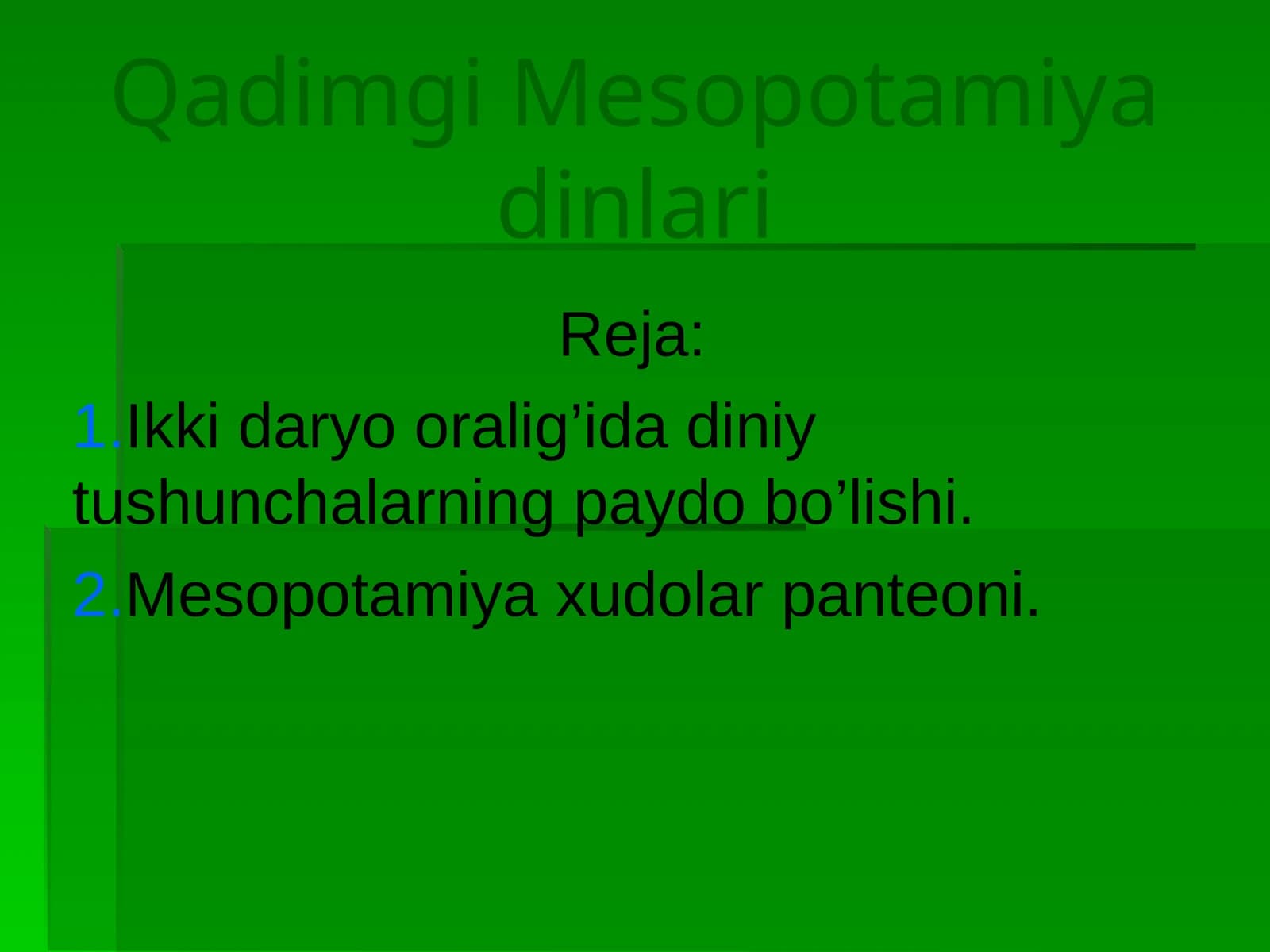 Qadimgi Mesopotamiya dinlari