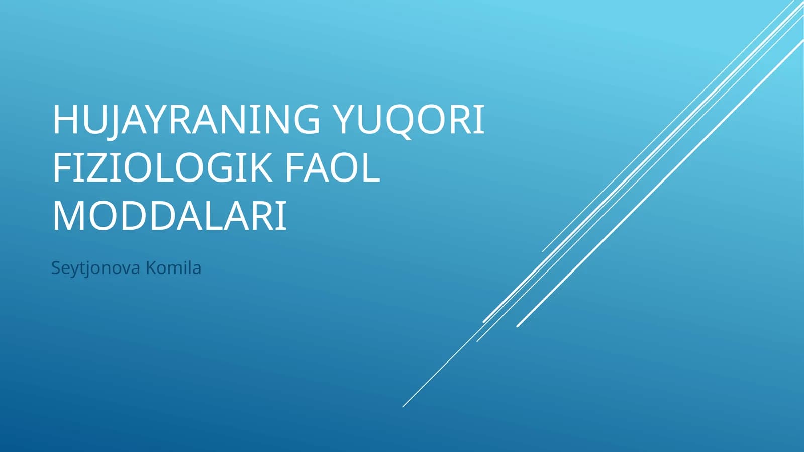 O’simliklarning fiziologik faol moddalari