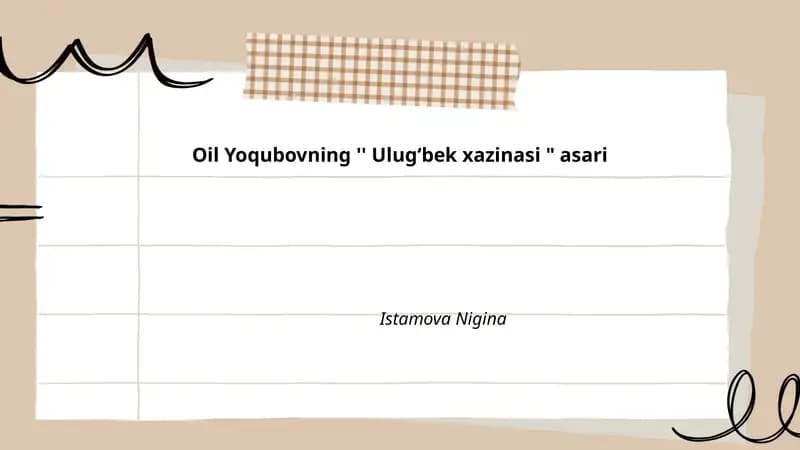 Ulugʻbek xazinasi