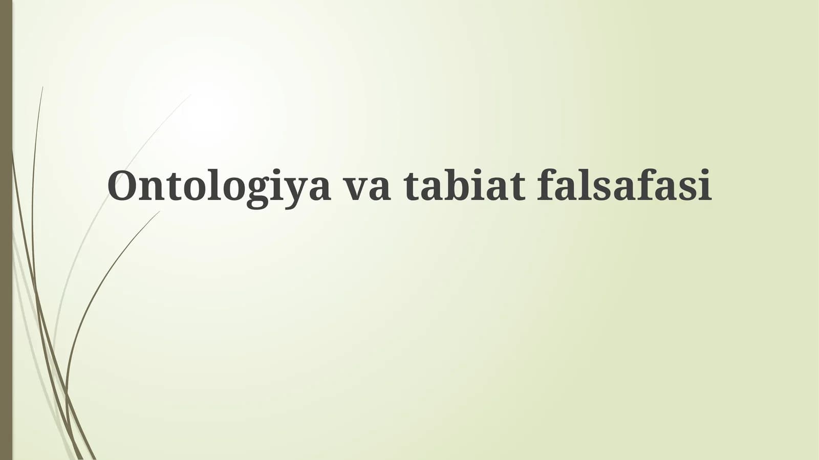 Ontologiyavatabiatfalsafasi